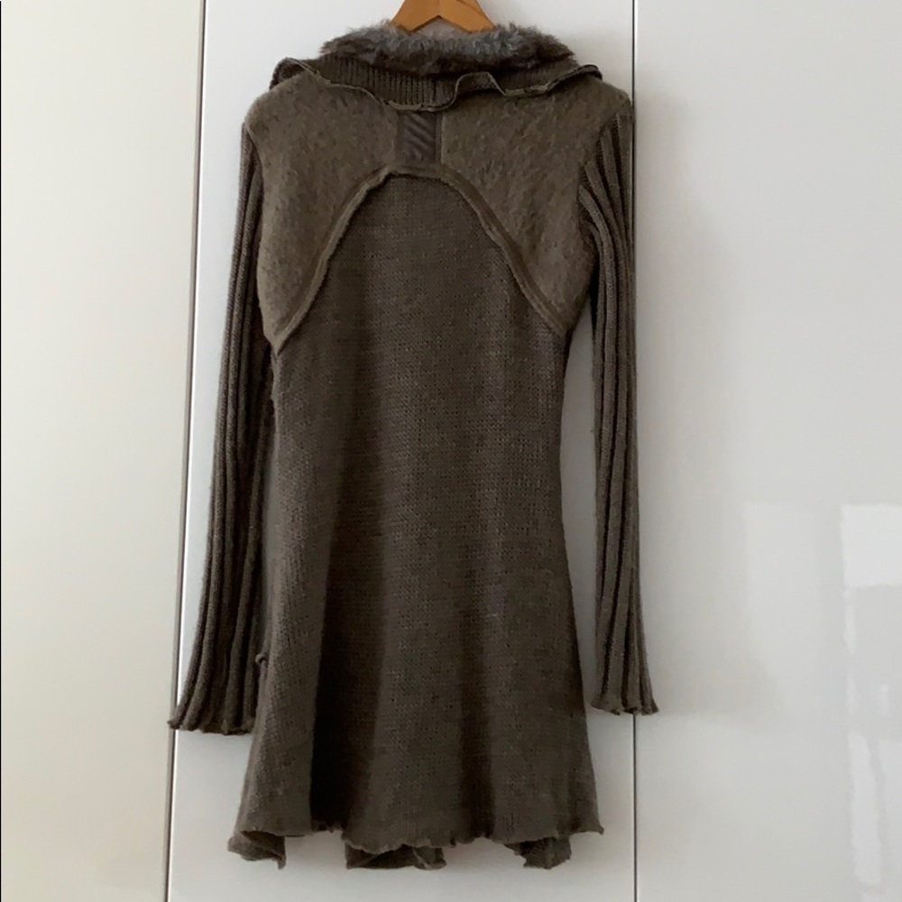 Funky and Flirty Sweater Coat - Picture 4 of 4